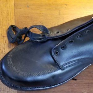 Vintage Armortred Neoprene oil resistance Black Lace Boots